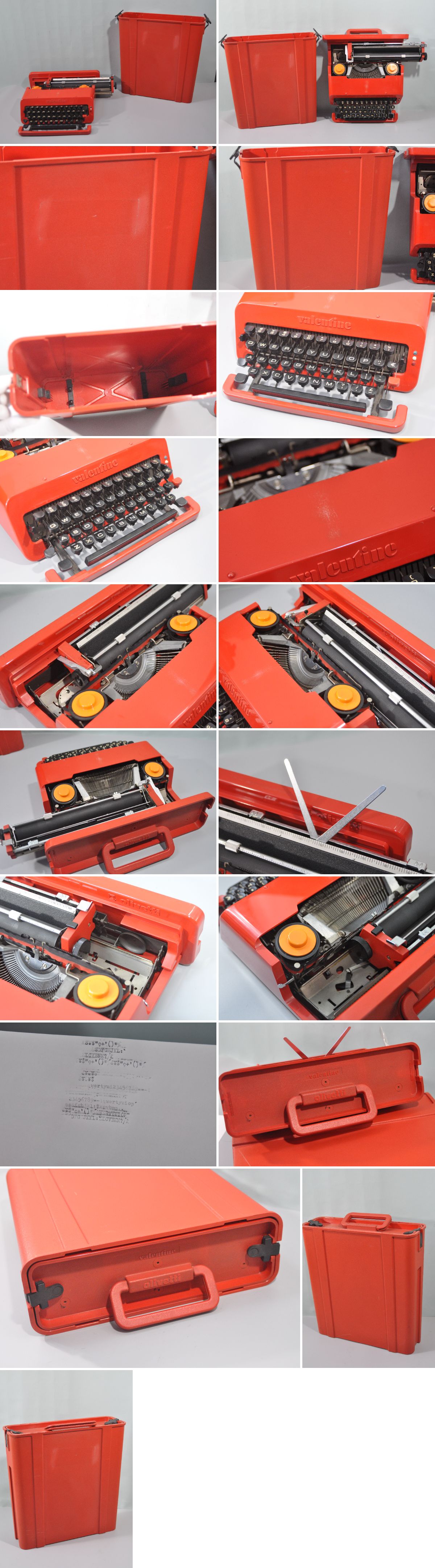 〇昭和レトロ オリベッティ olivetti タイプライター Valentine